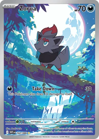 Zorua (White Flare 142/086)